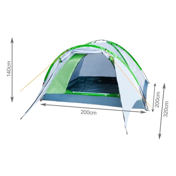 Tält / Campingtält - 2-4 personer