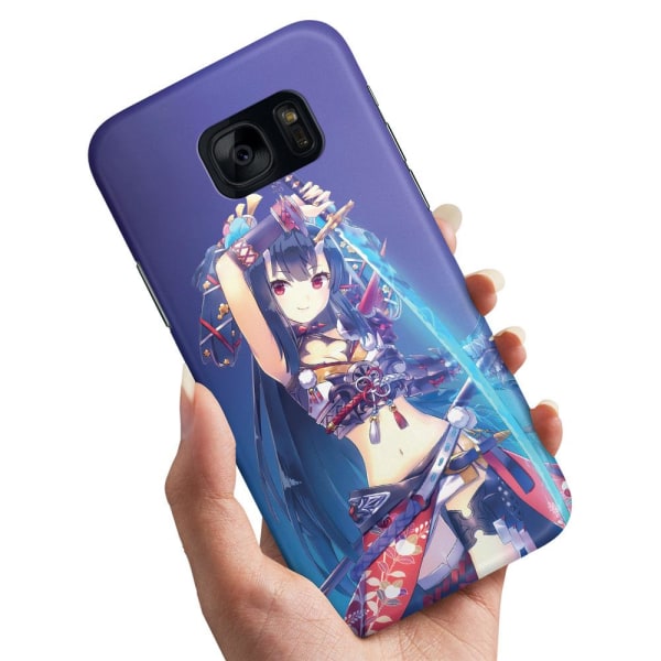 Samsung Galaxy S7 Edge - Cover/Mobilcover Anime