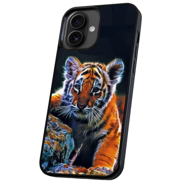 iPhone 16 - Skal/Mobilskal Tigerunge