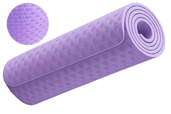 Yogamatta 190 cm tjock Lila