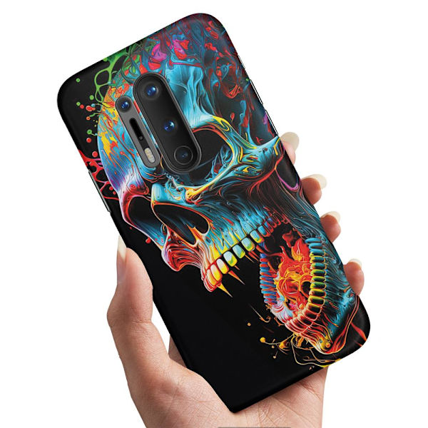Deksel / Mobildeksel til OnePlus 8 Pro - Skull