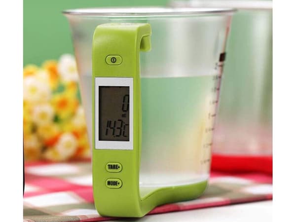 Elektronisk köksvåg LCD digitala precisionsvikter 1kg/1g Green