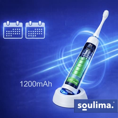 Eltandborste Soulima X800 - Tandborste White