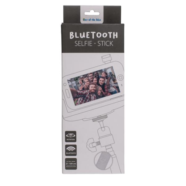 Selfiestang med Bluetooth / Selfie Stick - iPhone/Android Black