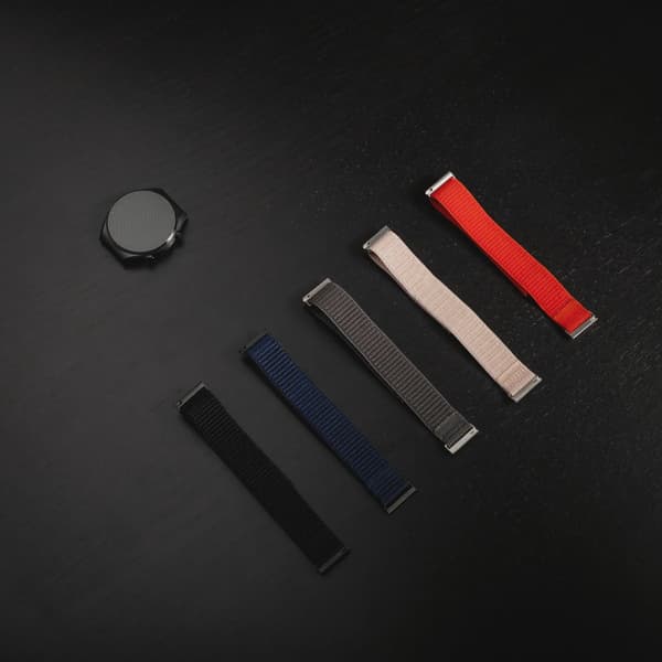 FIXED Nylonrem för Smartwatch Universal 20 mm Svart