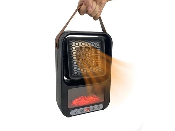 Mini värmefläkt 500 W - Elektrisk med termostat
