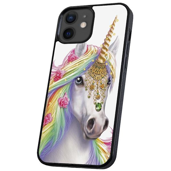 iPhone 11 - Skal/Mobilskal Unicorn/Enhörning multifärg