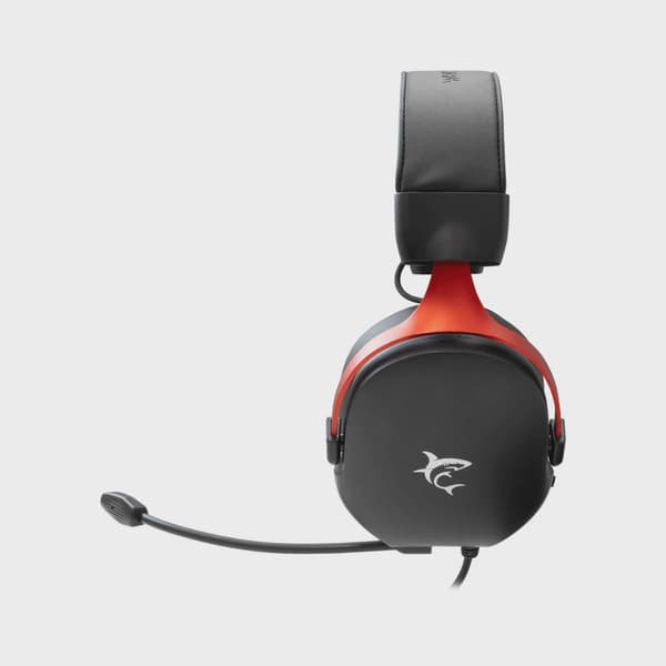 White Shark FOX Over-Ear Gaming Headset Svart/Röd