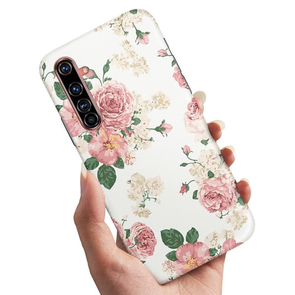 Deksel / Mobildeksel til Realme X50 Pro - Retro Blomster
