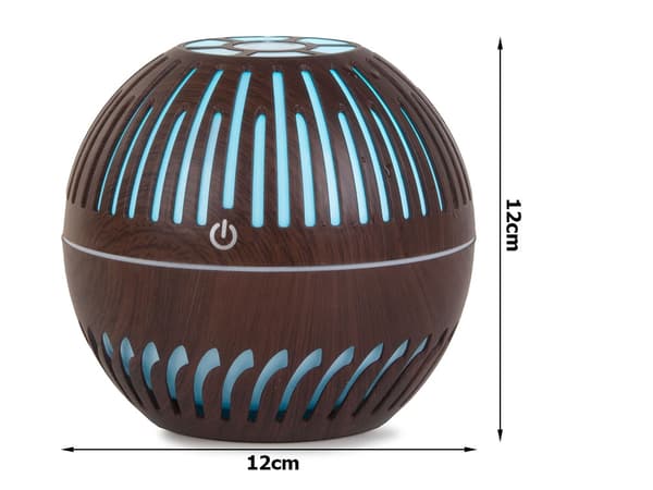 Luftfuktare aromaterapi diffusor led nattljus rgb