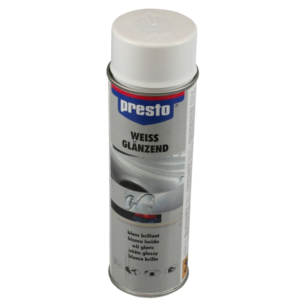 Färg vit blank 500 ml