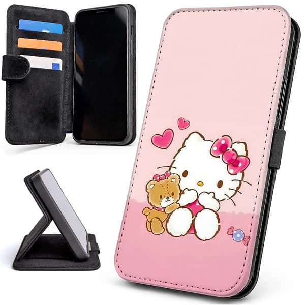 Lommebok Deksel / Mobildeksel til iPhone 17 Pro - Kitty