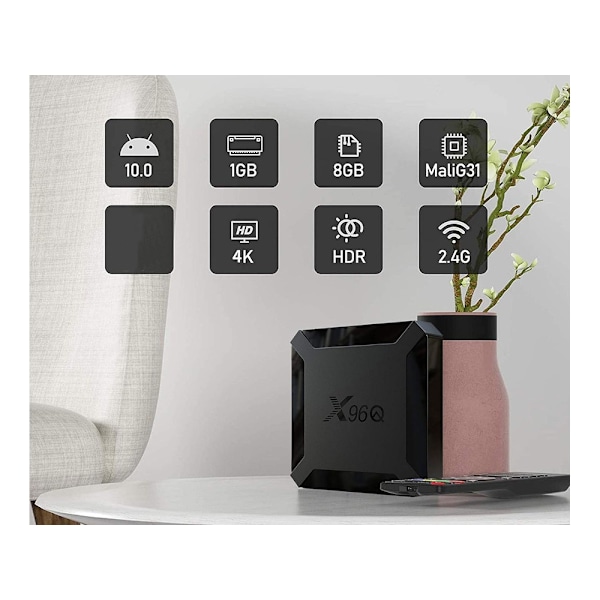 Mediatoistin / TV Box Android 10:lle - 8GB