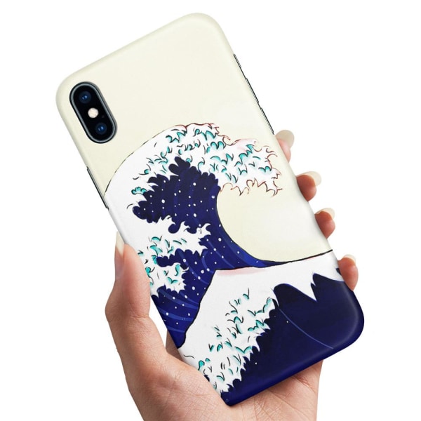 iPhone X/XS - Cover/Mobilcover Flodbølge
