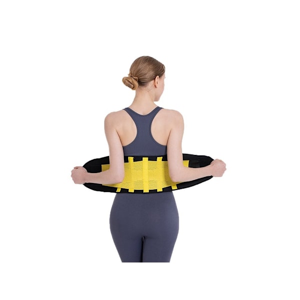 Waist Trainer / Midjetränare - Korsett Yellow M