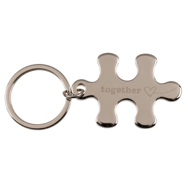 2-Pack Nyckelring - Together Forever Silver