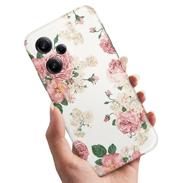 Deksel / Mobildeksel til Xiaomi Redmi Note 12 5G - Retro Blomster