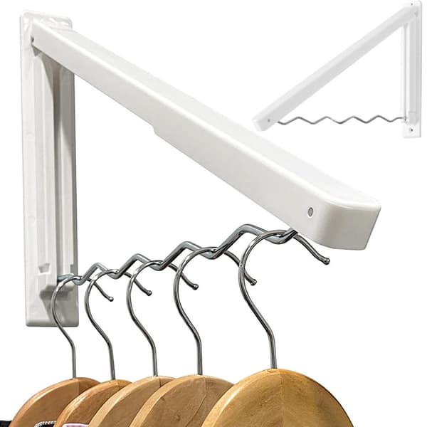 Väggmonterad Klädhängare - Hopfällbar 40 cm