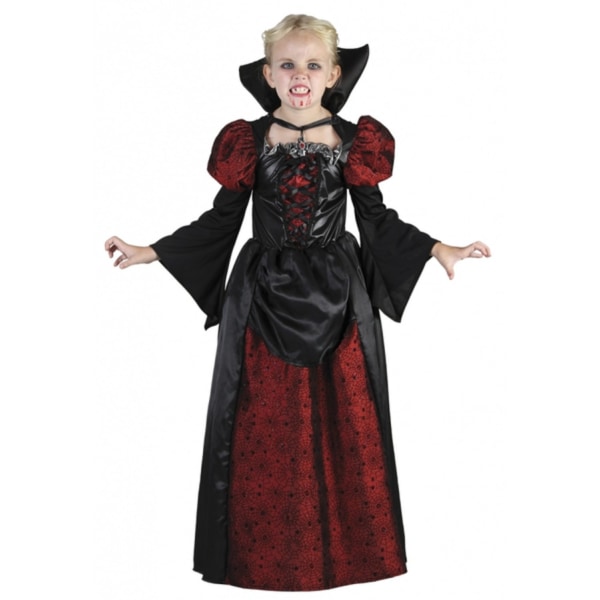 Vampyr Børn Maskerade Kostume 122-134 cm - Halloween & Maskerade