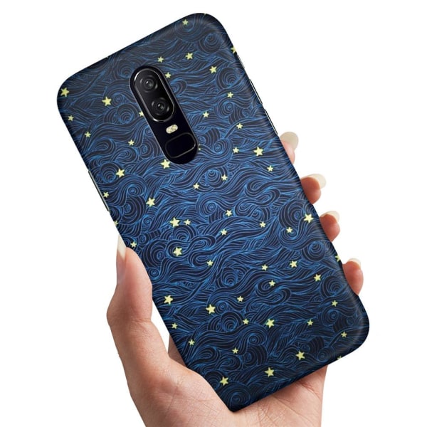 OnePlus 8 - Cover/Mobilcover Stjernemønster