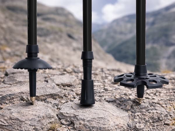 Gåstavar nordic walking tillbehör Black