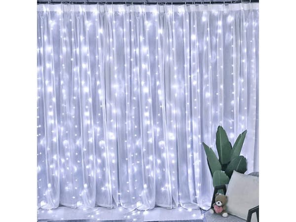 Mikro gardin 300 led berusad 3x3 hänglampor