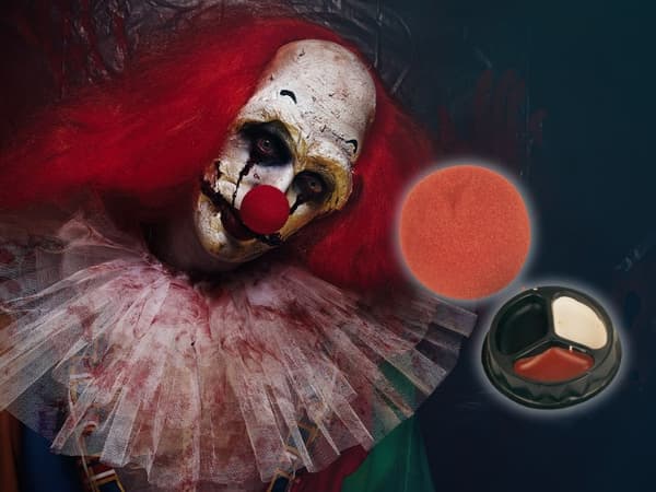Makeup kit clown nos för halloween makeup för cosplay makeup