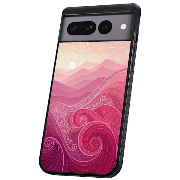 Google Pixel 7A - Skal/Mobilskal Pink Hills