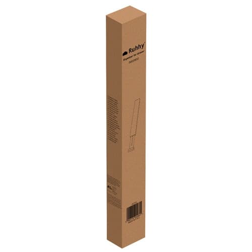 Justerbar Avdelare för Låda - 42-56 cm Vit - 4-Pack
