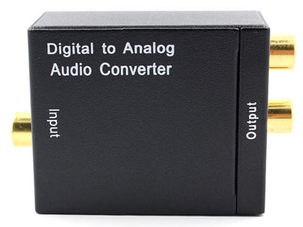 RCA - Toslink Omvandlare / Adapter - Digital till Analog
