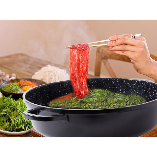 13L Gryta med lock – Non stick beläggning – Induktionshäll