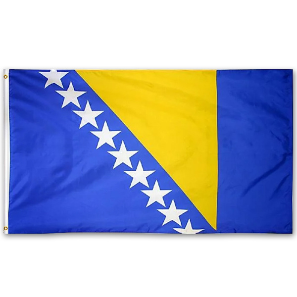 Bosnia ja Hertsegovina Lippu - 150 x 90 cm