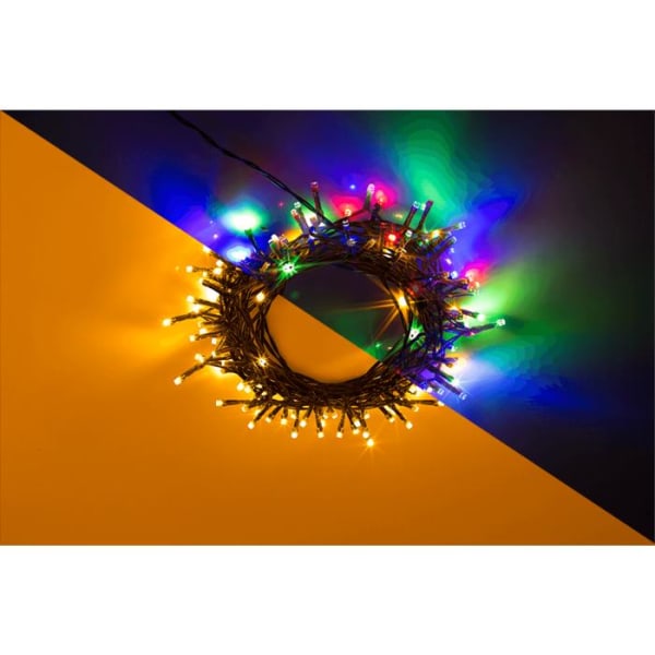 12m LED-lyskæde - Indendørs & Udendørs - Trådløs Julebelysning Multicolor
