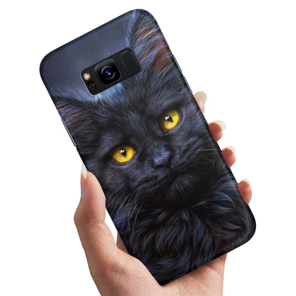 Samsung Galaxy S8 - Deksel/Mobildeksel Svart Katt