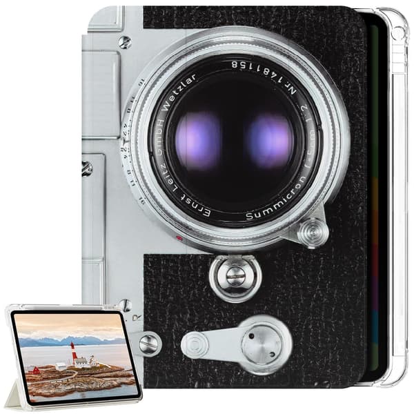 Deksel til iPad Mini 6th gen / iPad Mini (A17 Pro) - A15/A17 Pro - 2021/2024 - 8.3" - Retro Kamera
