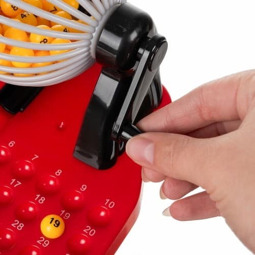 Bingo Set med Bingohjul til Selskabsspil