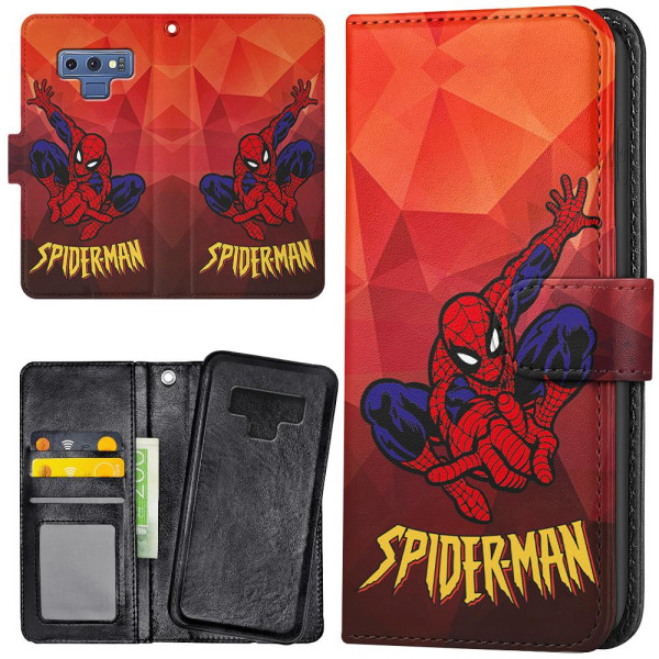 Samsung Galaxy Note 9 - Lommebok Deksel Spider-Man