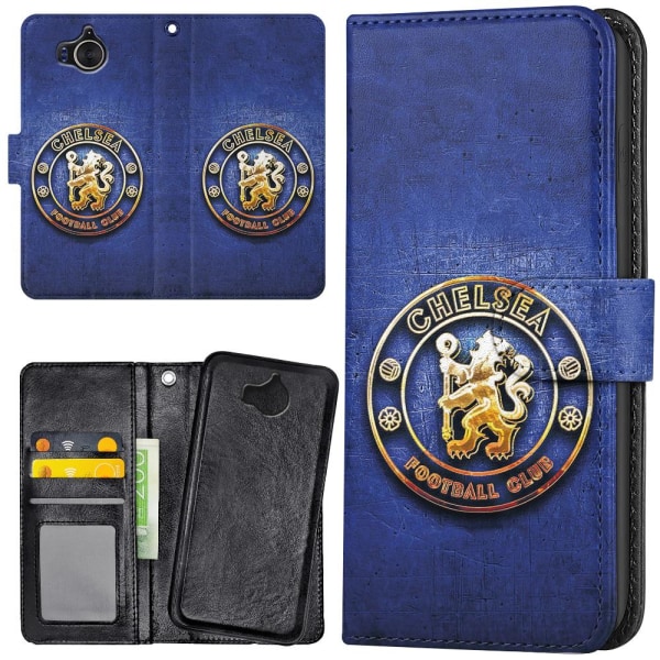 Huawei Y6 (2017) - Mobilcover/Etui Cover Chelsea