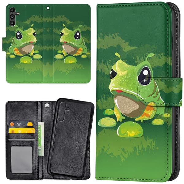 Samsung Galaxy S25 - Plånboksfodral/Skal Groda