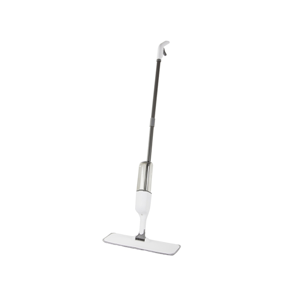 Platt Golvmopp - Mopp med hink & sprayfunktion