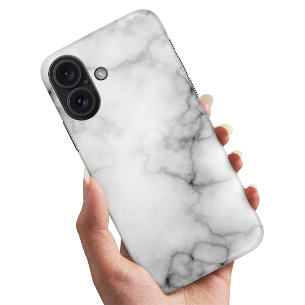 Deksel / Mobildeksel til iPhone 16 - Marmor