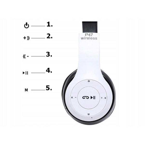 Trådlösa Hörlurar / Headset - Hi-Fi Vit