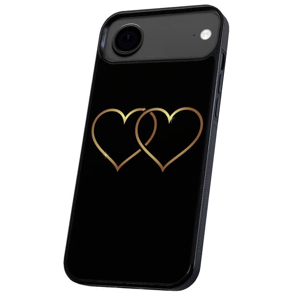 iPhone 17 Air - Skal/Mobilskal Double Hearts