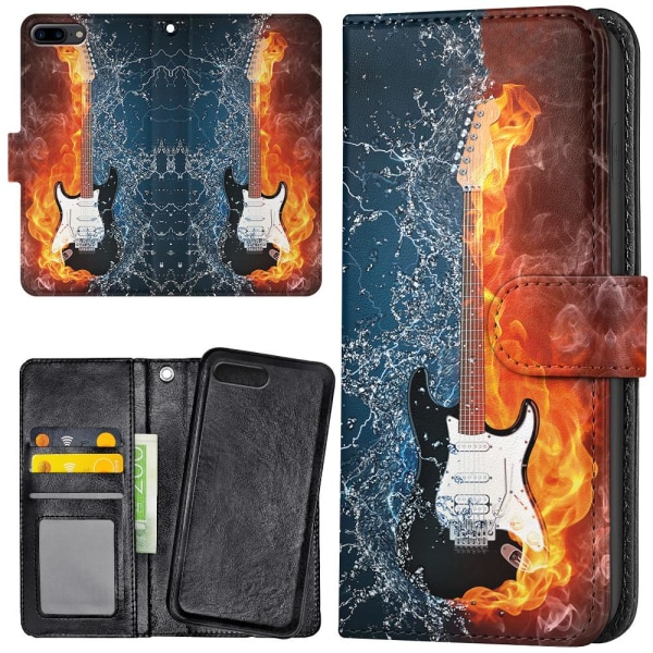 Huawei Honor 10 - Mobile Case Water and Fire Guitar