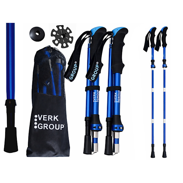 Gåstavar nordic walking set Blå