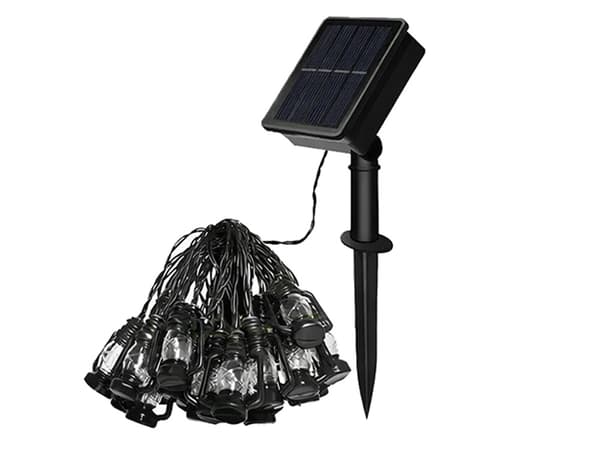 Solcellsslinga LED lyktor 30-LED