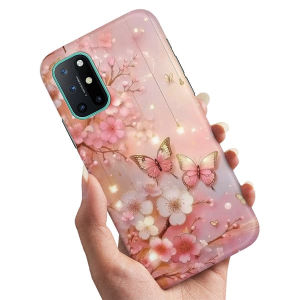 Deksel / Mobildeksel til OnePlus 8T - Flowers & Butterflies