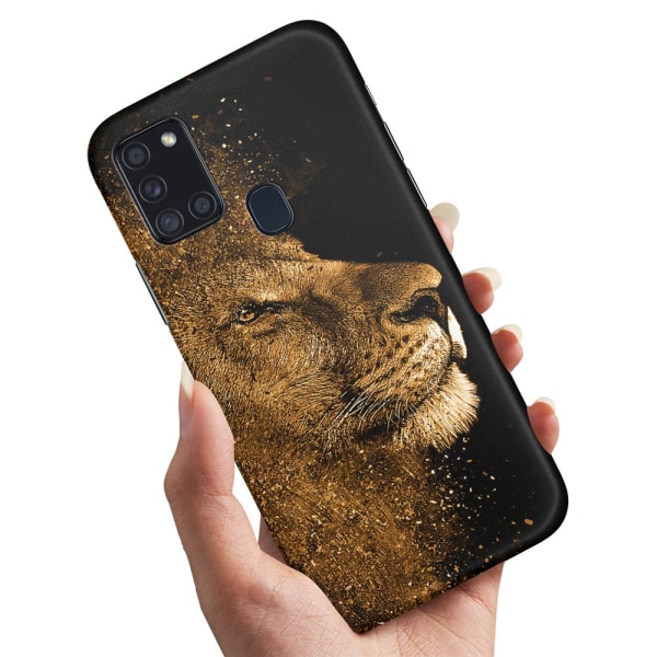 Samsung Galaxy A21s - Cover/Mobilcover Lion