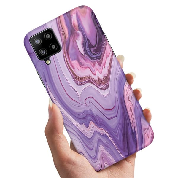 Skal / Mobilskal till Samsung Galaxy A12 - Marmor multifärg