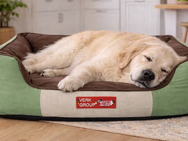 Hund- och kattbädd medium halkfri Grön